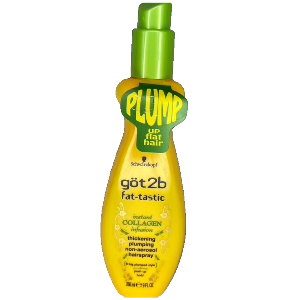 Got2B Fat-Tastic Instant Collagen Infusion Thickening Non-Aerosol Hairspray 9oz